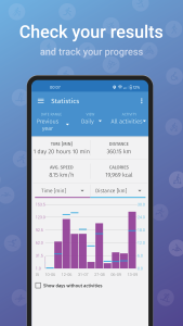 اسکرین شات 7 برنامه Caynax - Running & Cycling GPS
