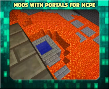 اسکرین شات برنامه Mods with Portals Maps 4