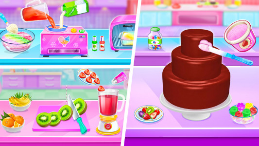 اسکرین شات برنامه Ice cream Cake Maker Cake Game 3