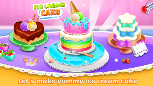 اسکرین شات برنامه Ice cream Cake Maker Cake Game 7