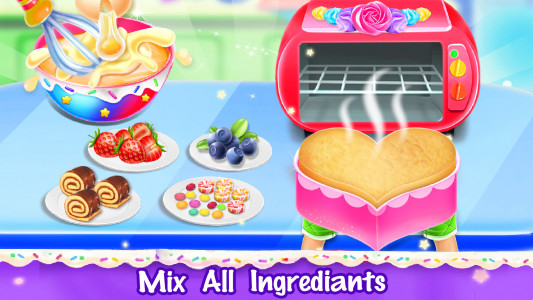 اسکرین شات برنامه Ice cream Cake Maker Cake Game 4