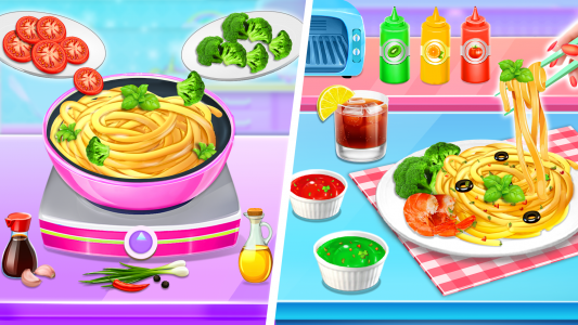 اسکرین شات برنامه Make Pasta Food Kitchen Games 2