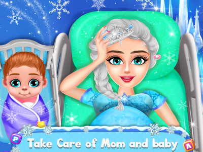 اسکرین شات برنامه Ice Princess Mom and Baby Game 3