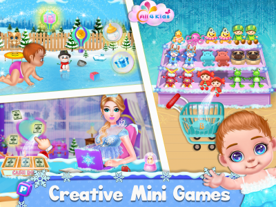 اسکرین شات برنامه Ice Princess Mom and Baby Game 8