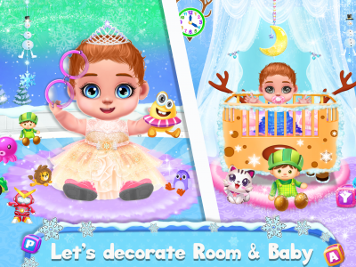 اسکرین شات برنامه Ice Princess Mom and Baby Game 6