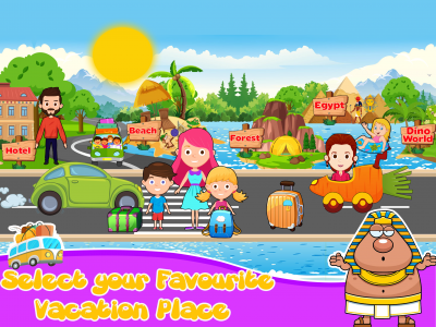 اسکرین شات برنامه Toon Town: Vacation 3