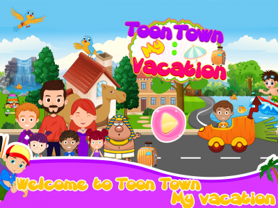 اسکرین شات برنامه Toon Town: Vacation 1