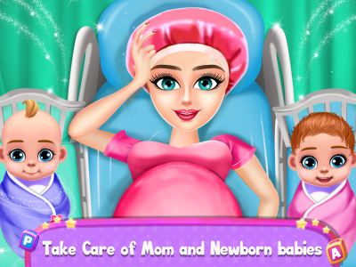 اسکرین شات بازی Pregnant Mom & Twin Baby Game 1