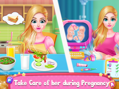 اسکرین شات بازی Pregnant Mom & Twin Baby Game 4