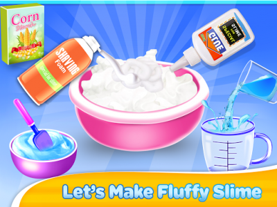اسکرین شات برنامه Fluffy Slime Maker DIY Rainbow Fun 3