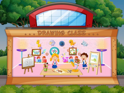 اسکرین شات برنامه Doll House & School Decoration 8