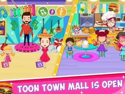 اسکرین شات برنامه Toon Town: Shopping 4