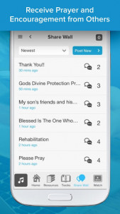 اسکرین شات برنامه myCBN Prayer & Devotional App 2
