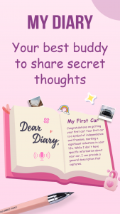 اسکرین شات برنامه My Diary - Diary With Lock 1