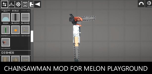 اسکرین شات برنامه Chainsaw Man Mod For melon 3