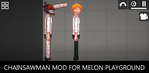 اسکرین شات برنامه Chainsaw Man Mod For melon 4