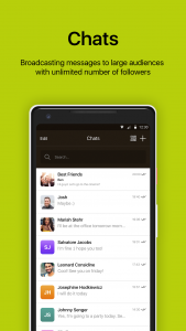 اسکرین شات برنامه CChat Messenger 1