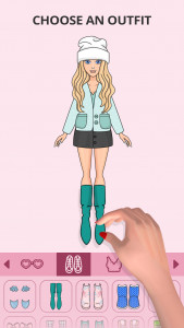 اسکرین شات بازی DIY Paper Doll 2