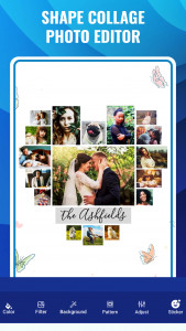 اسکرین شات برنامه Shape Collage Photo Editor 1