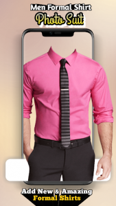 اسکرین شات برنامه Man Formal Shirt Photo Suit Editor 1