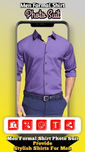 اسکرین شات برنامه Man Formal Shirt Photo Suit Editor 2