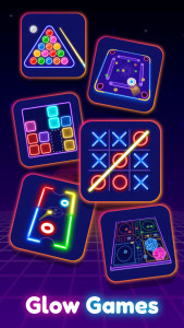 اسکرین شات بازی Tic Tac Toe Glow: 2 Player XO 5