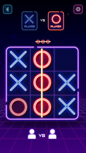 اسکرین شات بازی Tic Tac Toe Glow: 2 Player XO 2