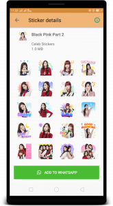 اسکرین شات برنامه BlackPink WAStickerApps : Stickers for Whatsapp 4