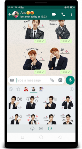 اسکرین شات برنامه EXO WAStickerApps : Stickers for Whatsapp 5