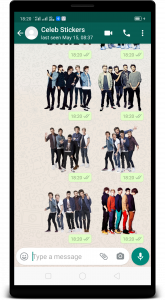 اسکرین شات برنامه One Direction WAStickerApps : Stickers 4 Whatsapp 5
