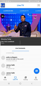 اسکرین شات برنامه Live TV Mobile 2