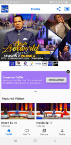 اسکرین شات برنامه Live TV Mobile 1