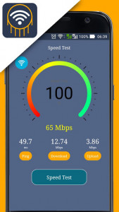 اسکرین شات برنامه Speed Test - WIFi Hotspot Free, Signal Check 3