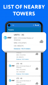 اسکرین شات 3 برنامه Cellular Tower - Signal Finder