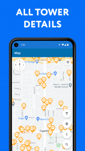 اسکرین شات 5 برنامه Cellular Tower - Signal Finder