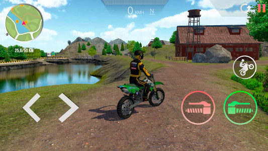 اسکرین شات بازی Motorcycle Real Simulator 3