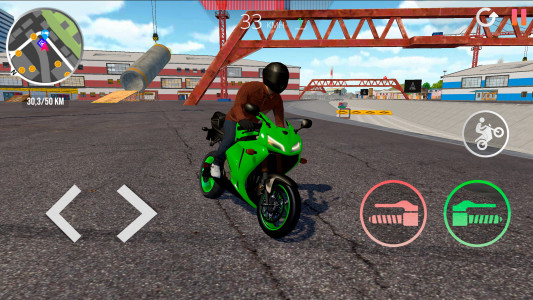 اسکرین شات بازی Motorcycle Real Simulator 5