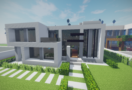 اسکرین شات برنامه Map Modern House For Minecraft 5