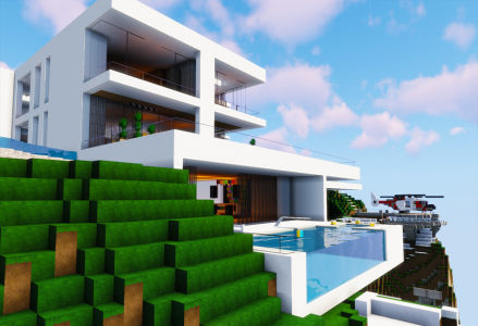 اسکرین شات برنامه Map Modern House For Minecraft 4