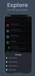 اسکرین شات 3 برنامه Hidden Settings