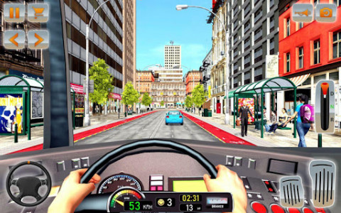 اسکرین شات برنامه Modern Bus Driving Simulator: Bus Games 2021 3