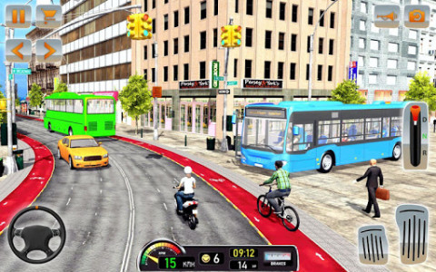 اسکرین شات برنامه Modern Bus Driving Simulator: Bus Games 2021 2