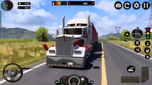 اسکرین شات 1 بازی American Truck Games Sim 2024