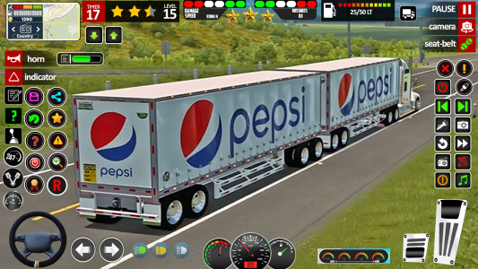 اسکرین شات 6 بازی American Truck Driving Trailer