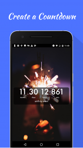 اسکرین شات 1 برنامه Countdown Widget