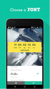 اسکرین شات 6 برنامه Countdown Widget