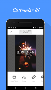 اسکرین شات 2 برنامه Countdown Widget