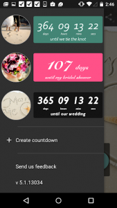 اسکرین شات برنامه Wedding Countdown Widget 6