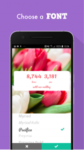 اسکرین شات 6 برنامه Wedding Countdown Widget