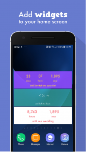 اسکرین شات 4 برنامه Wedding Countdown Widget
